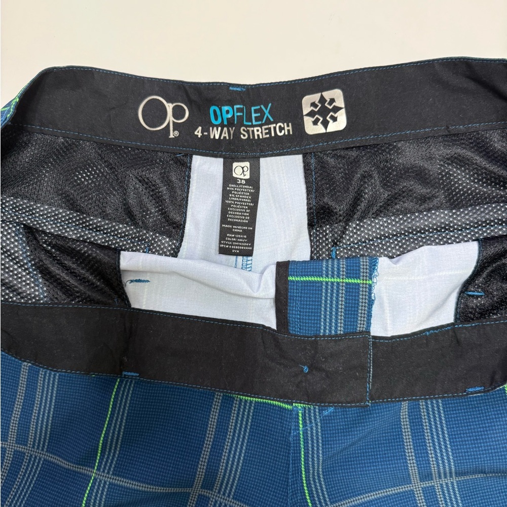 Men's Ocean Pacific athletic shorts OPFLEX 4-way stretch size 38 like new - Picture 5 of 9